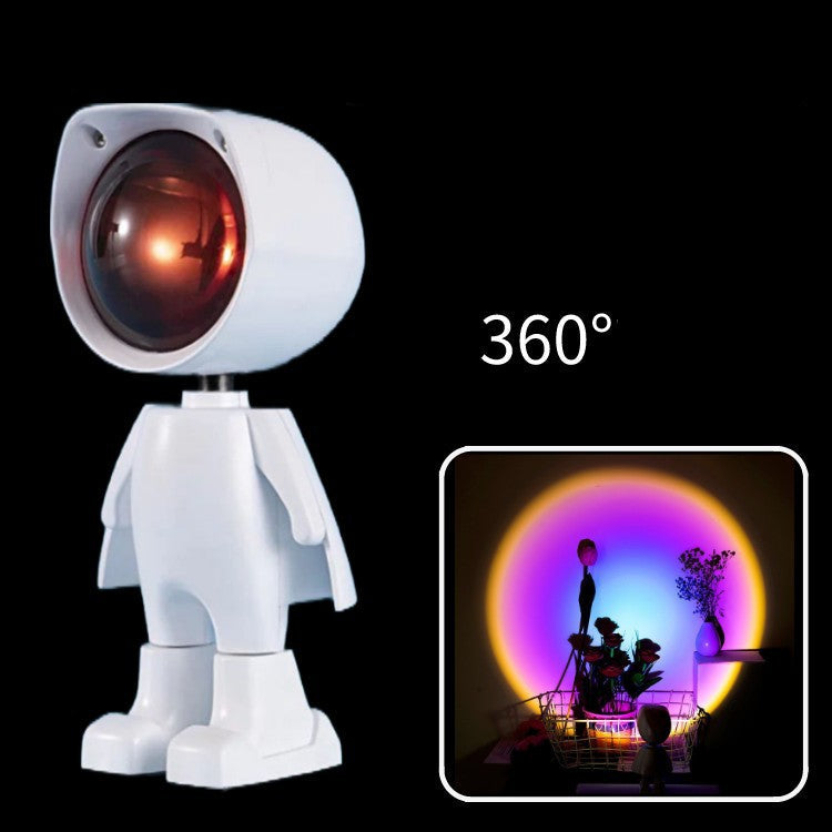 Mini Robot Sunset Projector Light