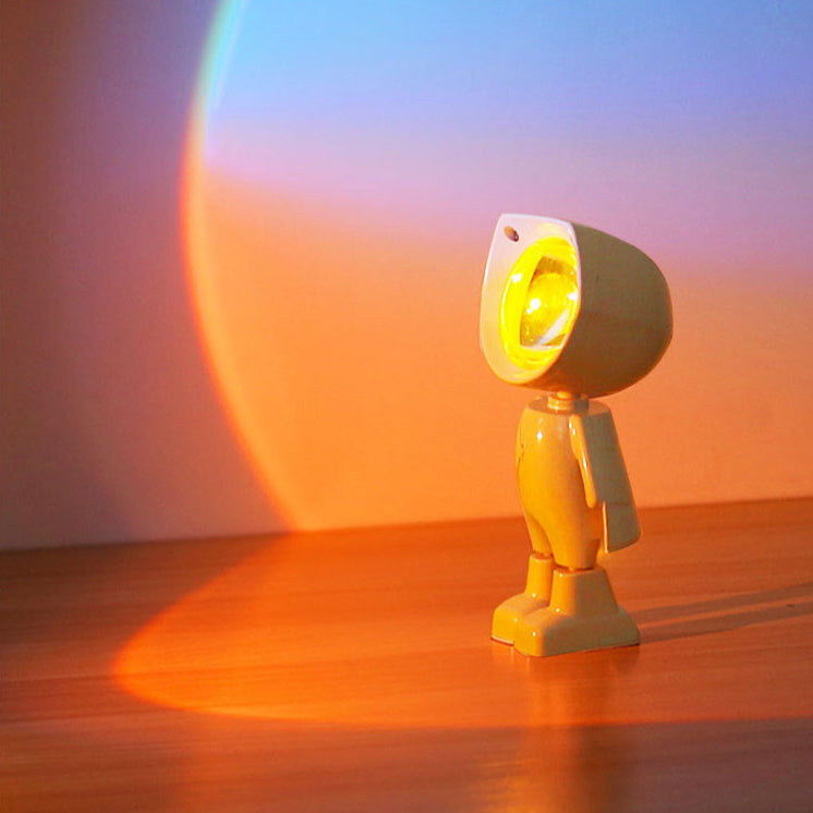 Mini Robot Sunset Projector Light