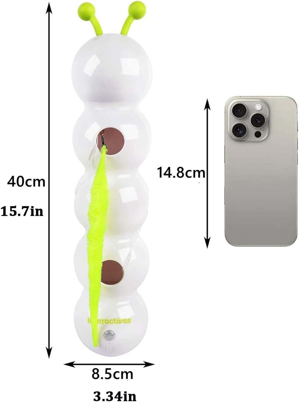 Caterpillar Interactive Cat Toy