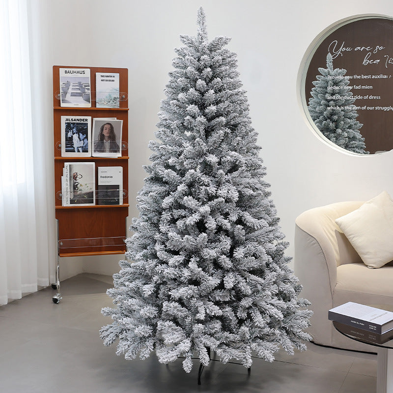 Snow Flocked Christmas Tree
