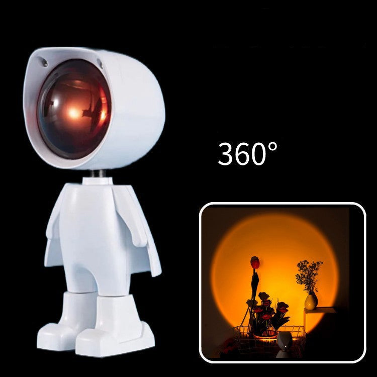 Mini Robot Sunset Projector Light